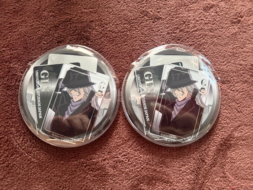 日本代購|名偵探柯南 琴酒 徽章 - USJ 2024 限定 缶バッジ|Mercari