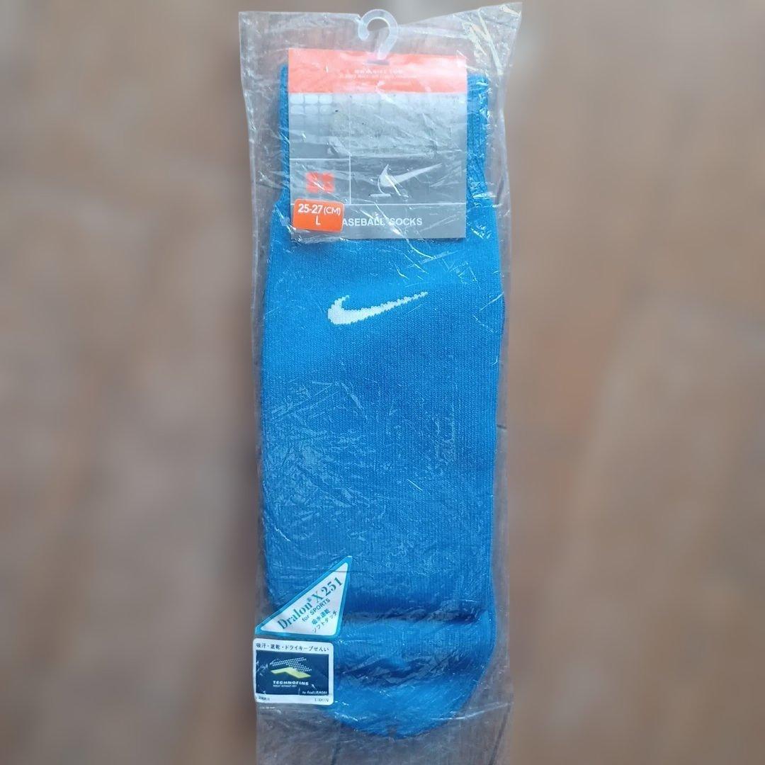 日本代購|NIKE 襪子 - 藍色棒球襪 25-27cm|Mercari