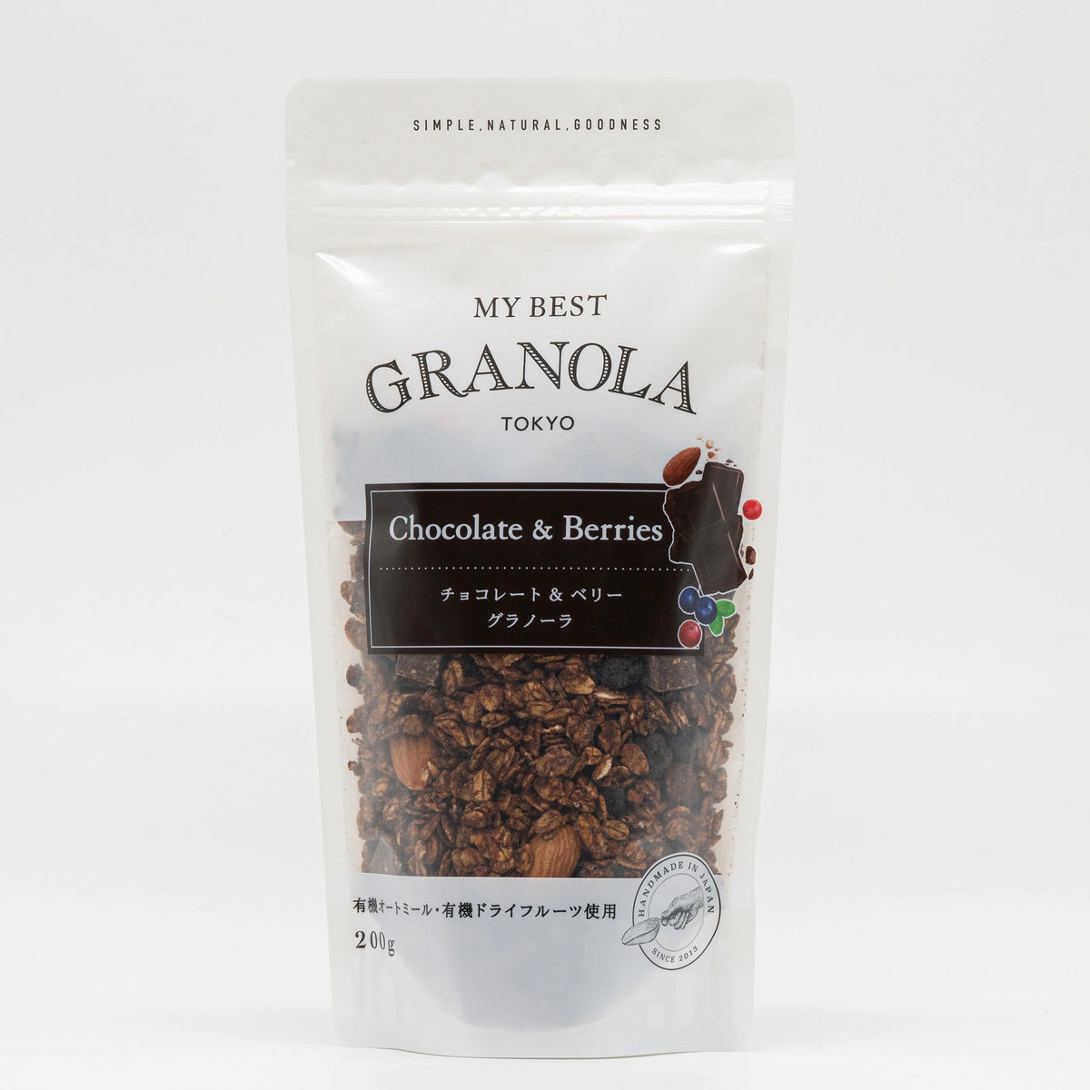 日本代購|未知 巧克力 - 與莓果(Chocolate & Berries)200g|Mybestgranola.stores