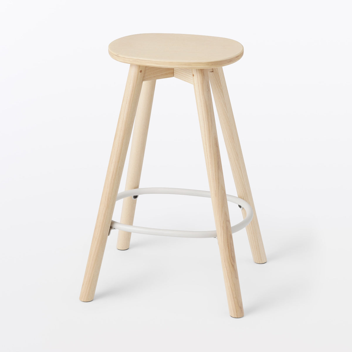 日本代購|無印良品 高腳椅 - 木製高腳椅 木質突板 自然色|MUJI
