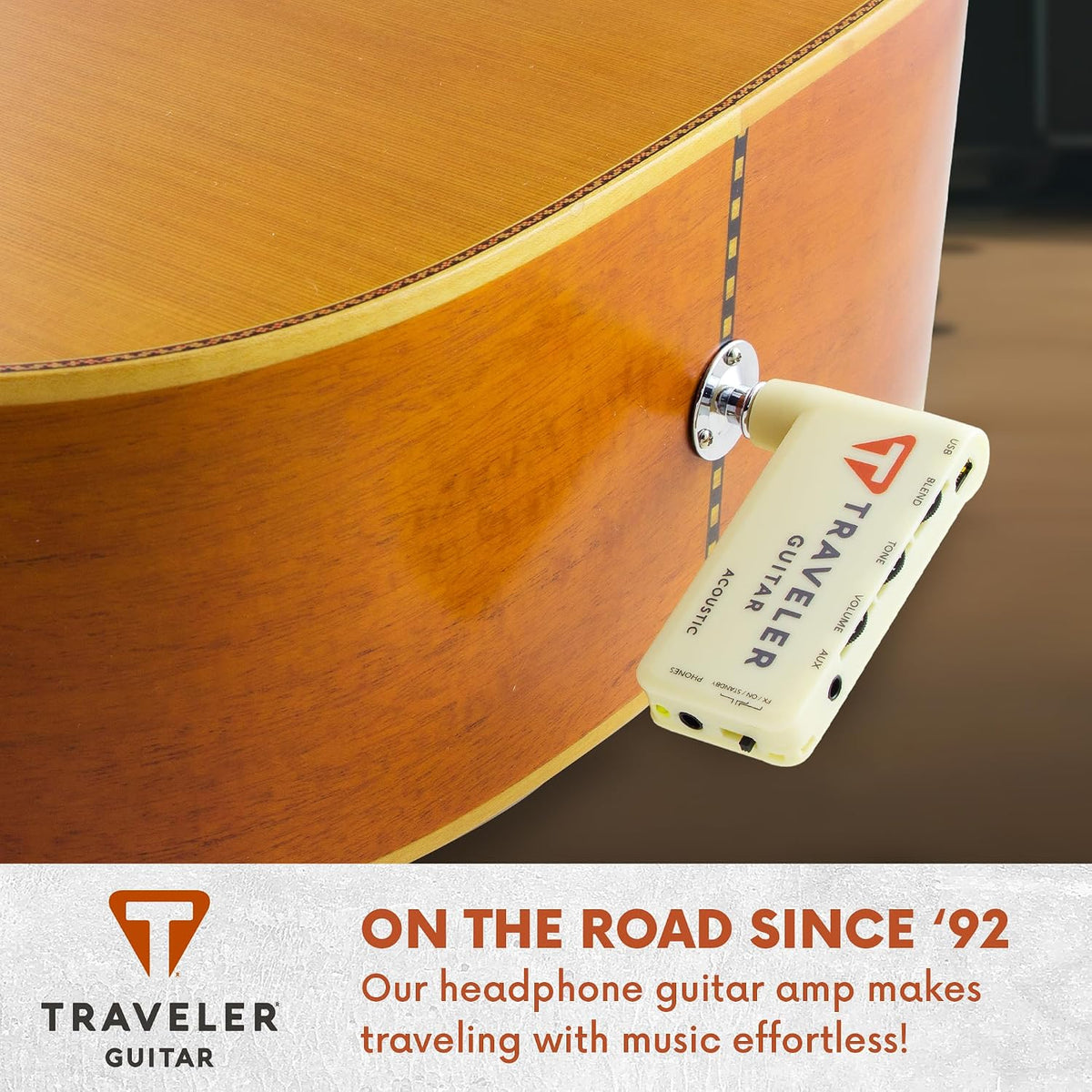 日本代購|Traveler Guitar TRAVELER GUITAR TGA-1A Acoustic Headphone Amp|Amazon JP