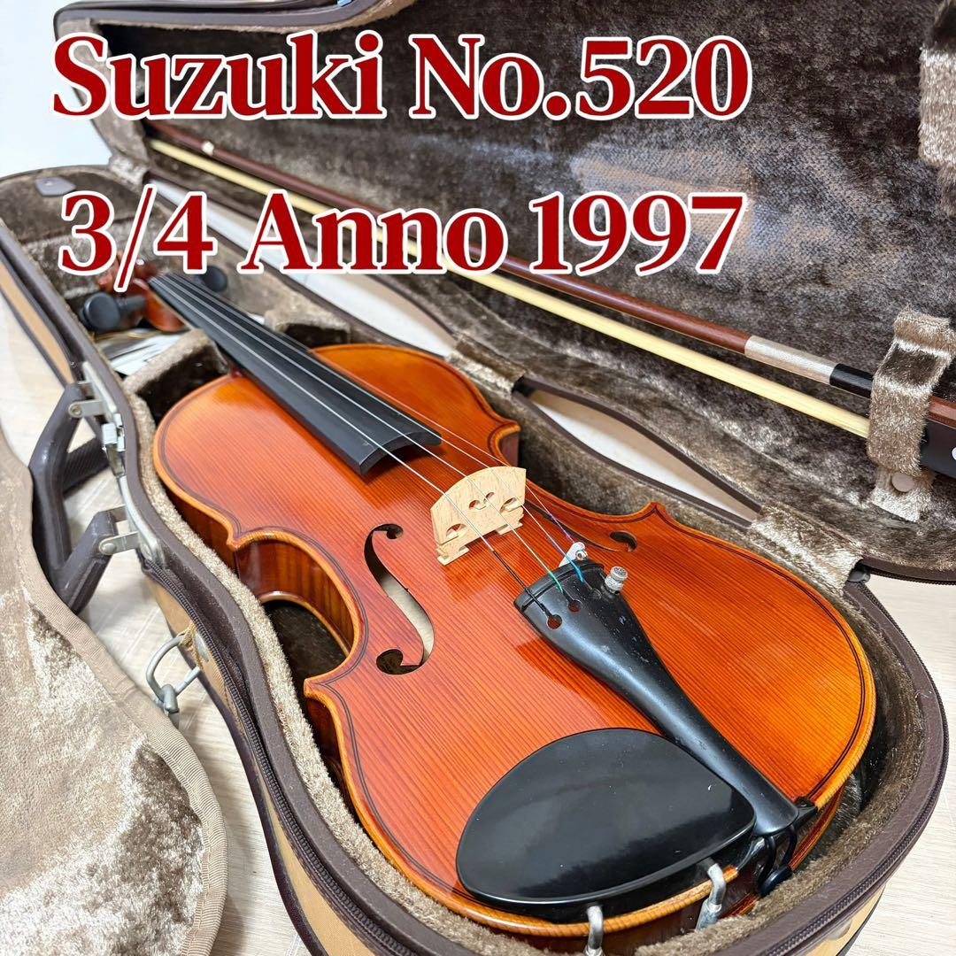 日本代購|鈴木 小提琴 - No.520 3/4 小提琴 附箱 1997年|Mercari