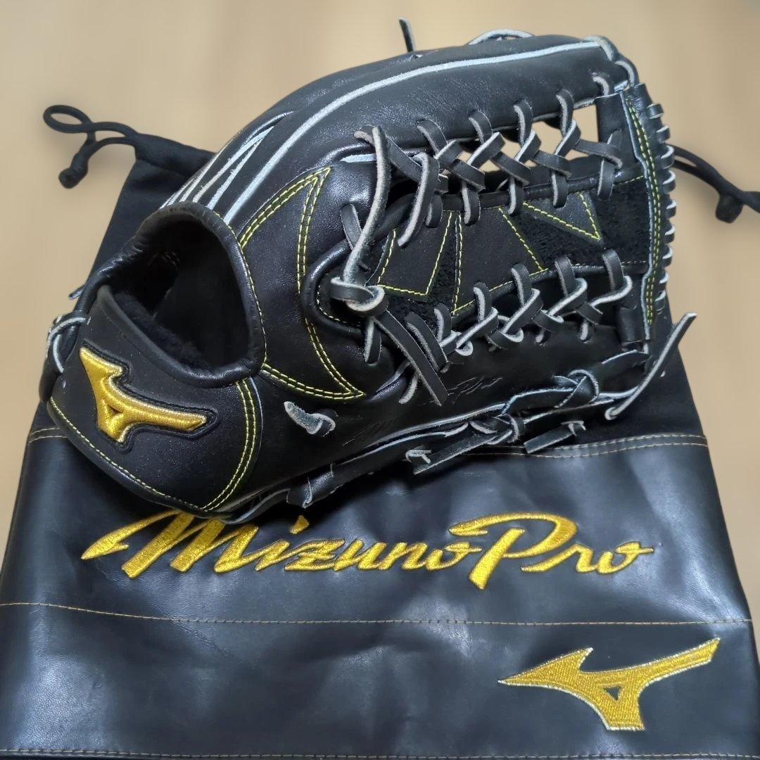 日本代購|Mizuno 手套 - Pro 外野手用手套 黑色|Mercari