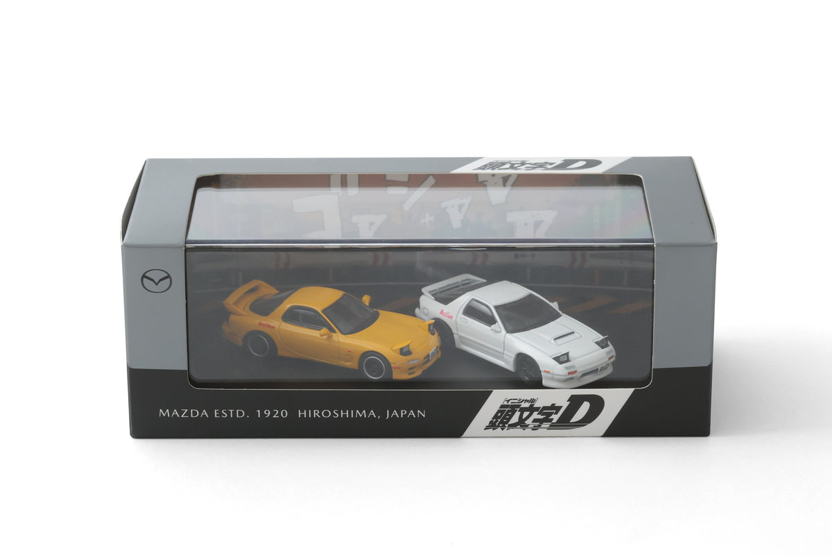 日本代購|馬自達 模型車 - 頭文字D RX-7模型車2台套裝|MAZDA COLLECTION ONLINE SHOP