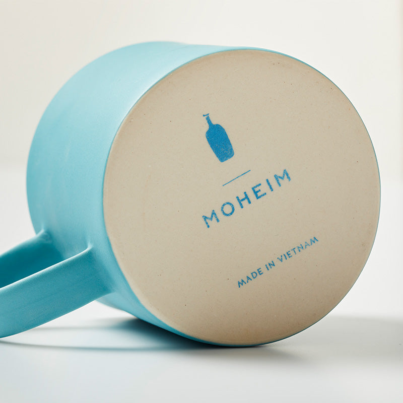 Blue Bottle Stone mug stone cup souvenir for couples