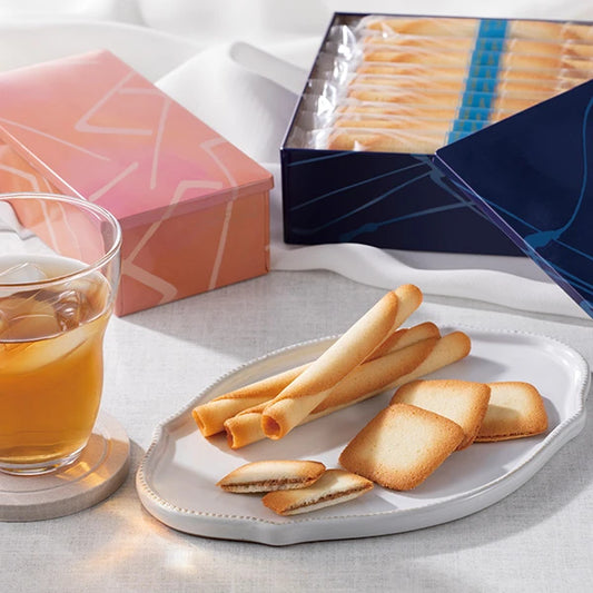 YOKUMOKU高級洋菓子【2種 36個入り】雪茄蛋捲與人氣餅乾組合