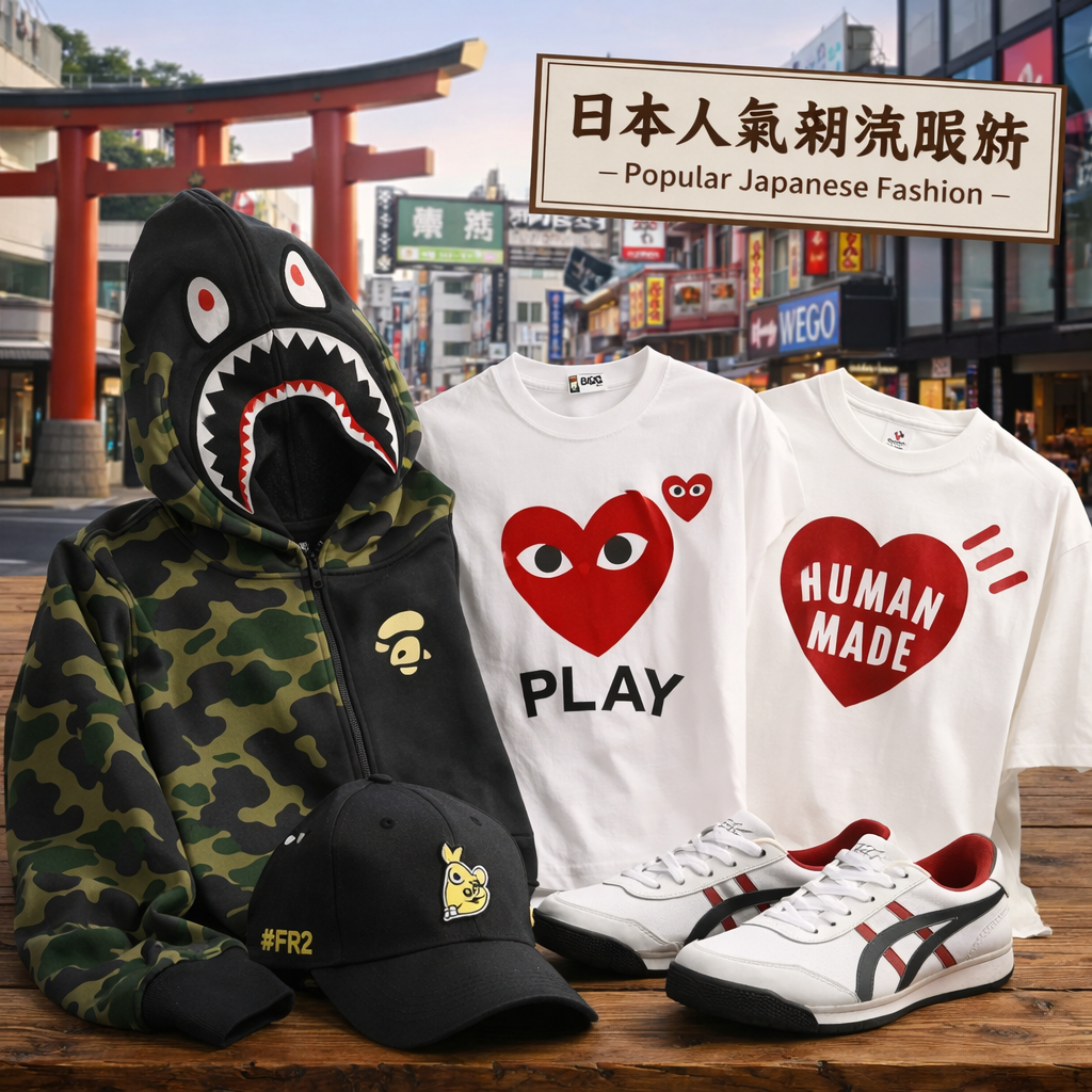 日本服飾代購｜BAPE・Human Made・Onitsuka Tiger