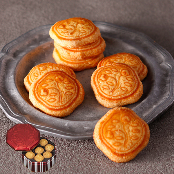 Shiseido PARLOUR Hanatsubaki Cookies 24-piece Limited Edition Can - Classic Ivory