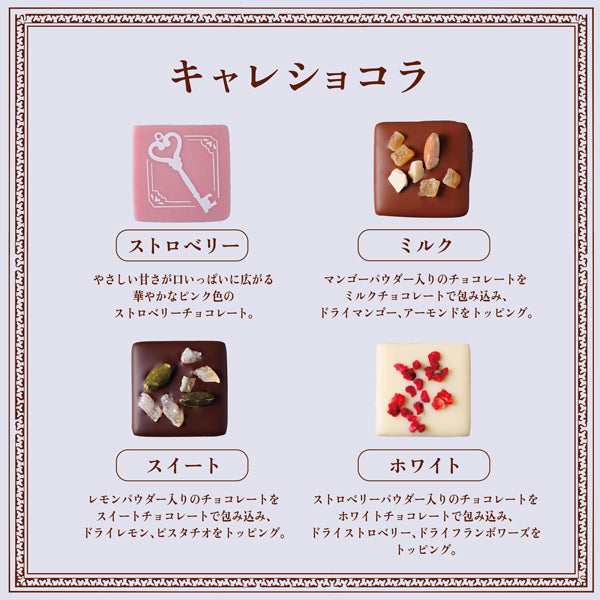資生堂PARLOUR 巧克力四件組