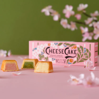 資生堂PARLOUR 起司蛋糕 3入（櫻花・原味・抹茶）