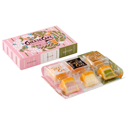 資生堂PARLOUR 起司蛋糕 3入（櫻花・原味・抹茶）