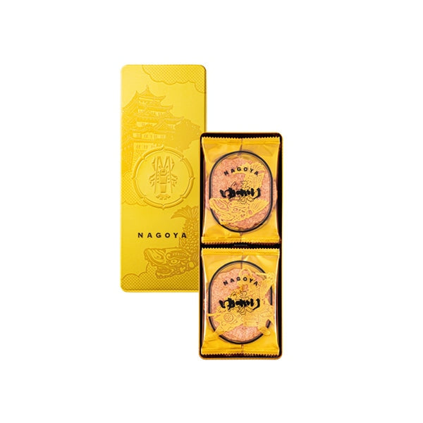 Sakanaka Sohonten En Gold Can Shrimp Crackers 10 Pieces