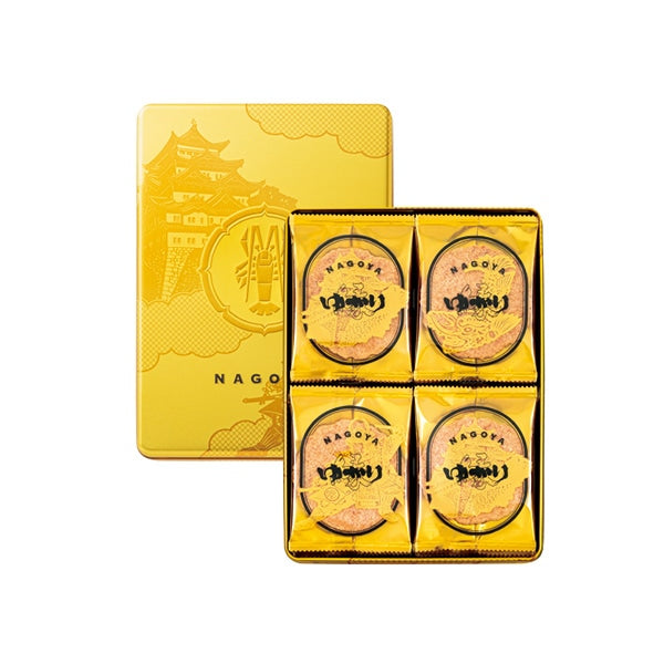 Sakae Katsu Sohonten En Gold Can Shrimp Crackers 18 Pieces