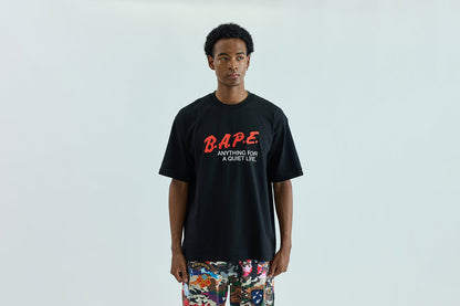 BAPE MOTTO LOGO 寬鬆版T恤
