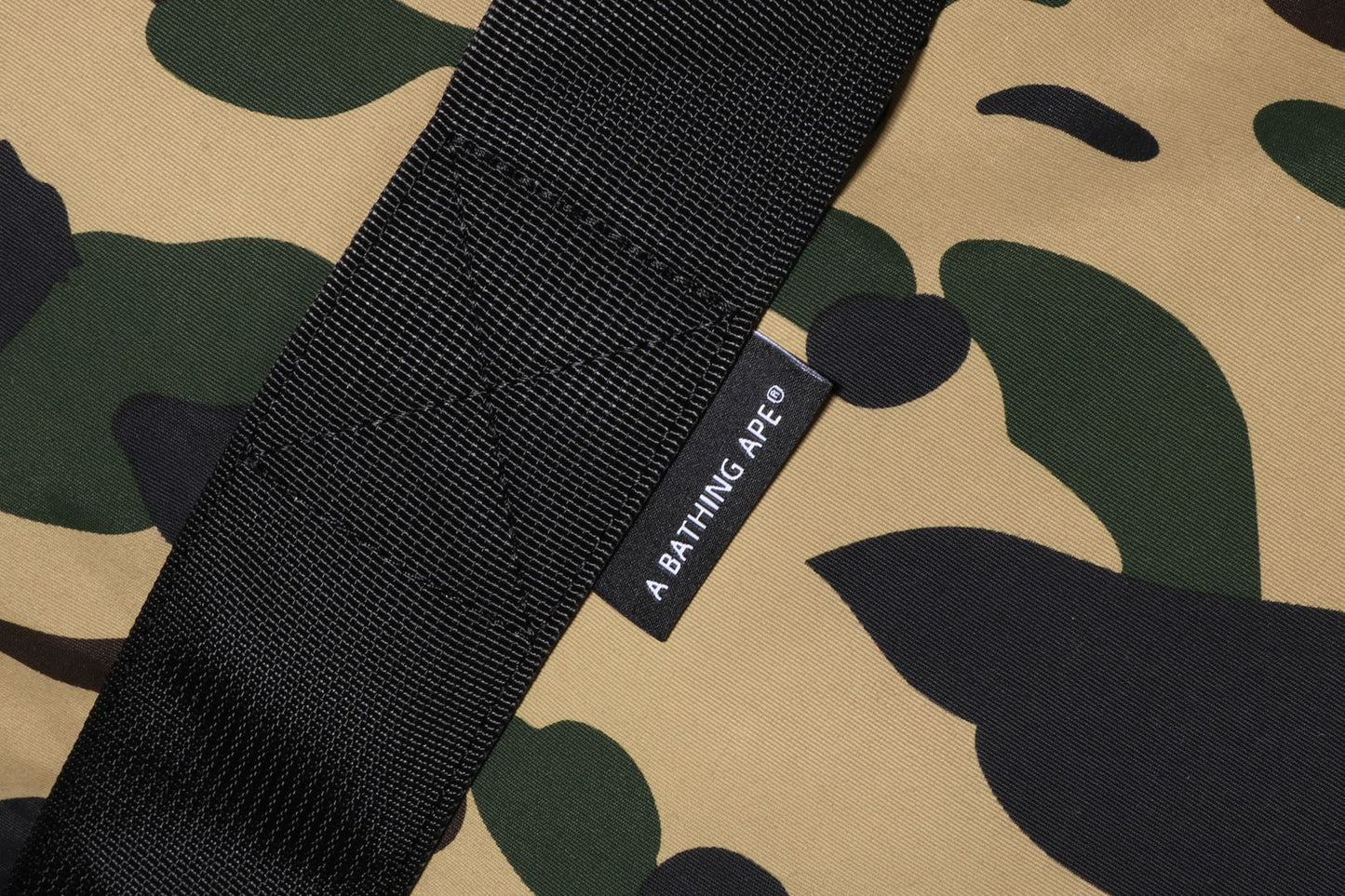 BAPE 1ST CAMO DUFFLE BAG