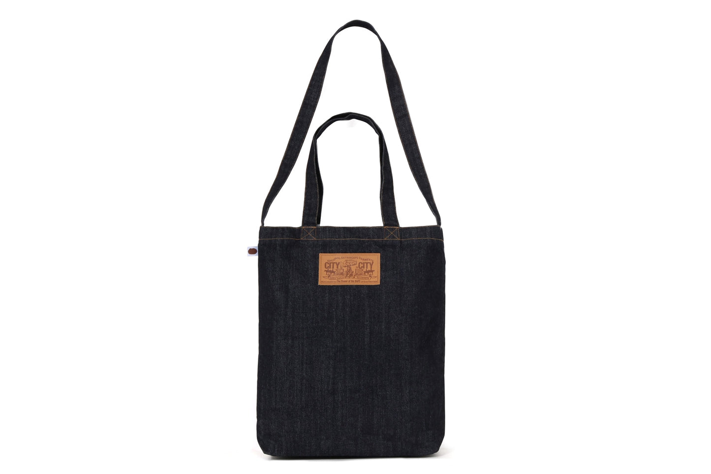 BAPE APE HEAD DENIM 2WAY TOTE BAG