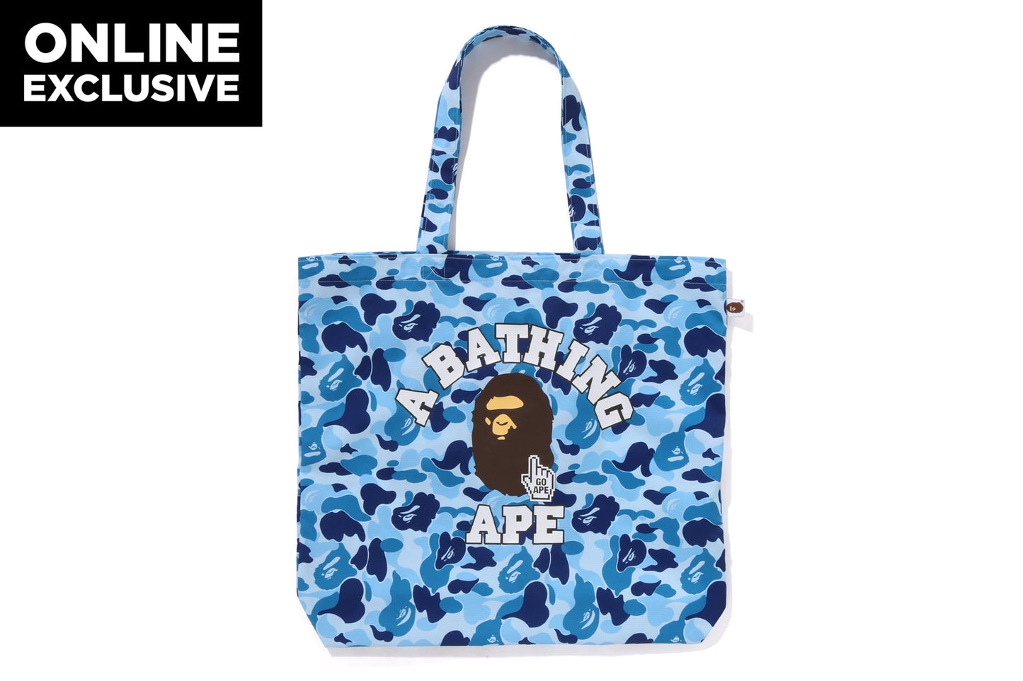 BAPE CAMO GO APE POINTER 大學風格托特包 BAPEC