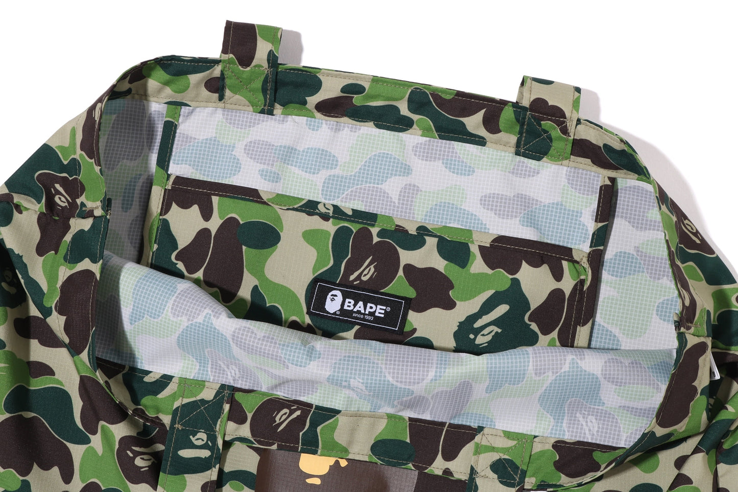 BAPE CAMO GO APE POINTER 大學風格托特包 BAPEC