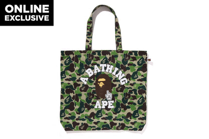 BAPE CAMO GO APE POINTER 大學風格托特包 BAPEC