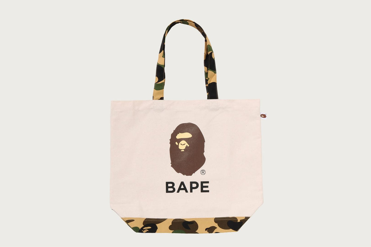 BAPE 1ST CAMO APE HEAD 托特包