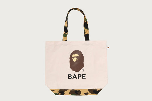 BAPE 1ST CAMO APE HEAD 托特包