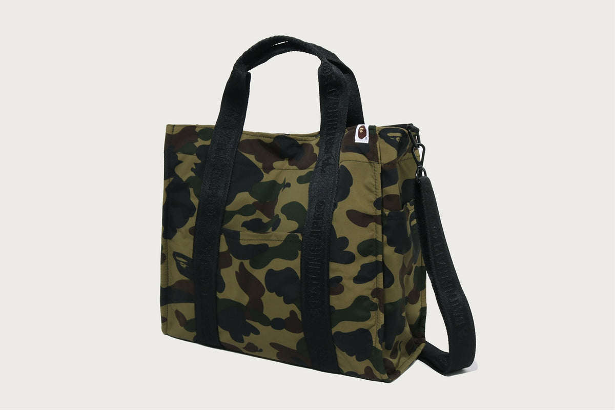 BAPE 1ST CAMO 滑動旅行托特包