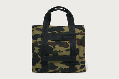 BAPE 1ST CAMO 滑動旅行托特包