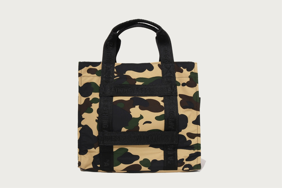 BAPE 1ST CAMO 滑動旅行托特包