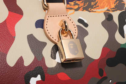 BAPE HYBRID CAMO 中型波士頓包