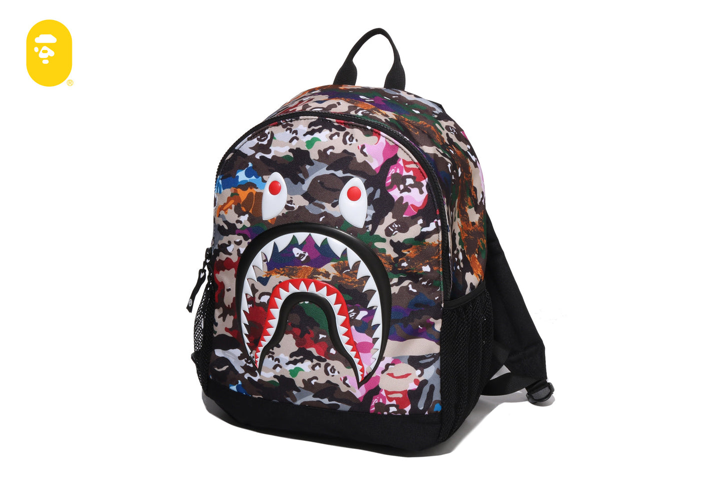 BAPE HYBRID CAMO SHARK PATCH DAYPACK