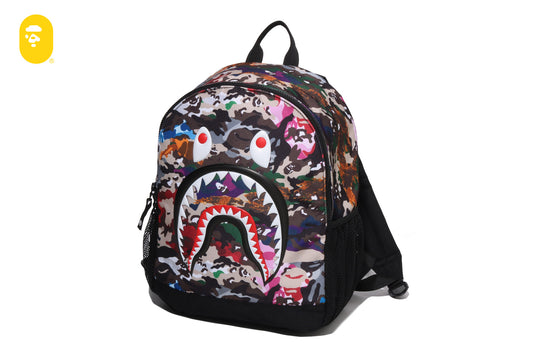 BAPE HYBRID CAMO SHARK PATCH DAYPACK