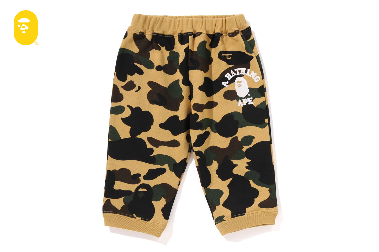 BAPE 1ST CAMO 大學風寶寶褲