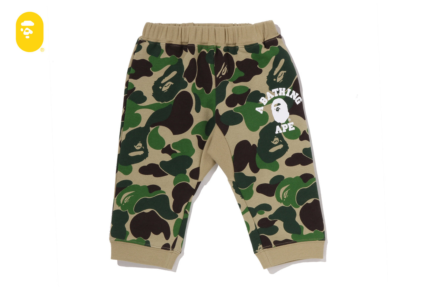 BAPE ABC CAMO 大學風寶寶褲