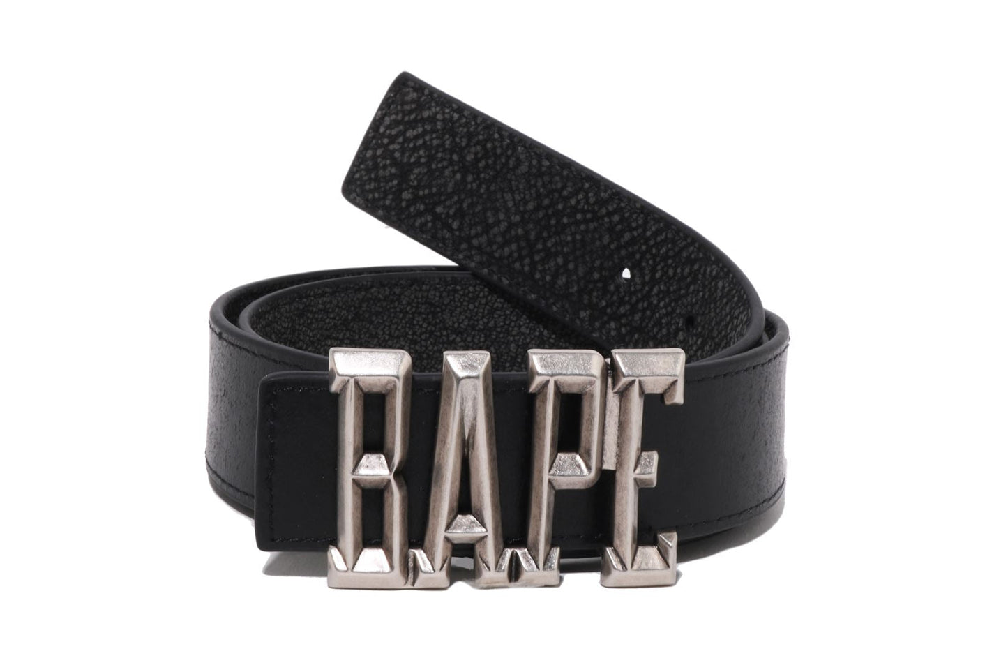 BAPE 大學單字可翻轉皮帶