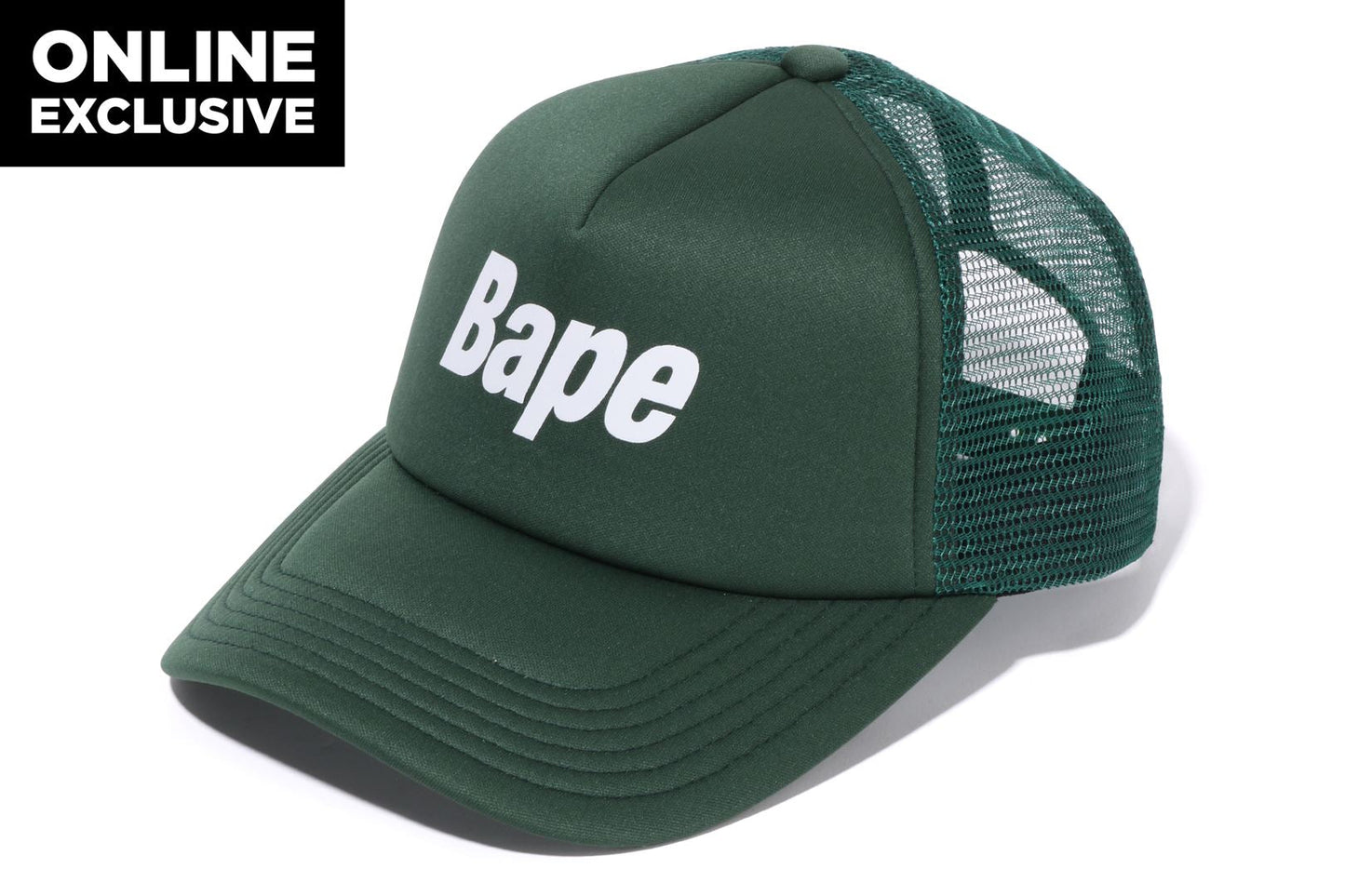 BAPE LOGO 網眼帽