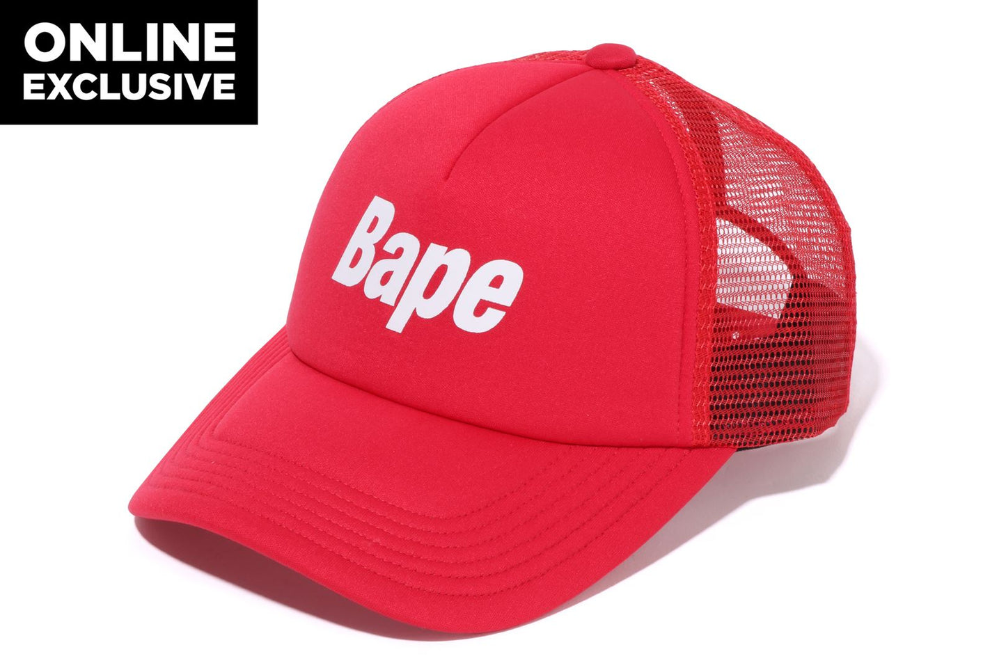 BAPE LOGO 網眼帽