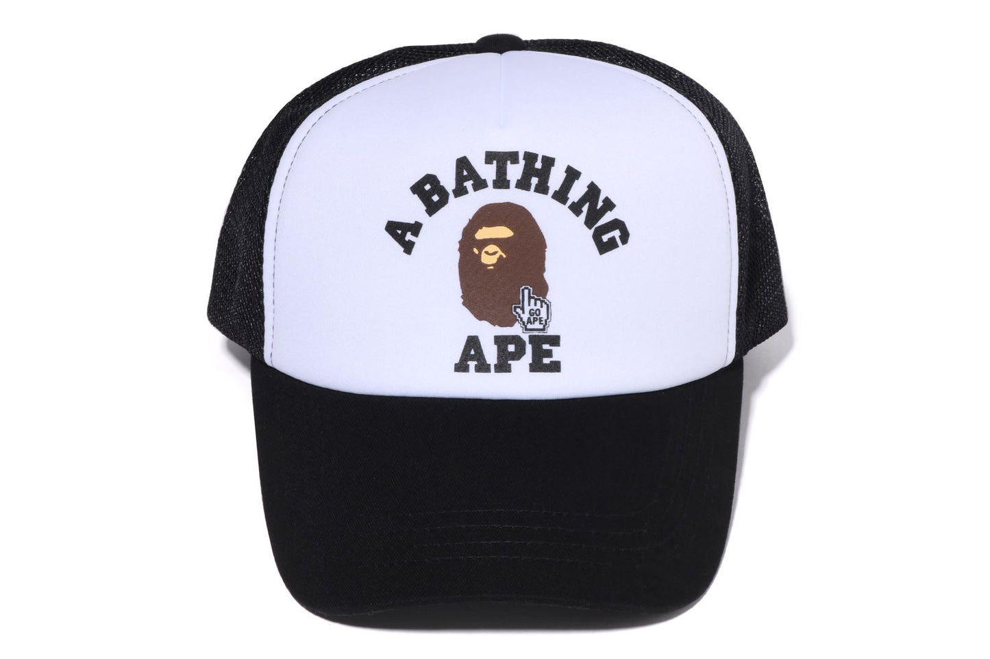 BAPE GO APE POINTER COLLEGE 網眼棒球帽
