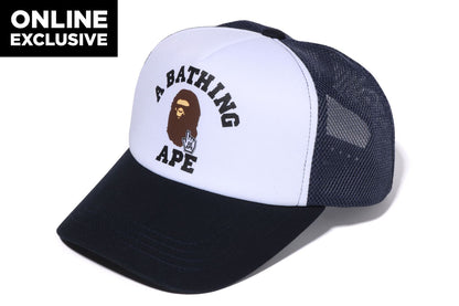 BAPE GO APE POINTER COLLEGE 網眼棒球帽