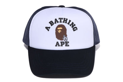 BAPE GO APE POINTER COLLEGE 網眼棒球帽