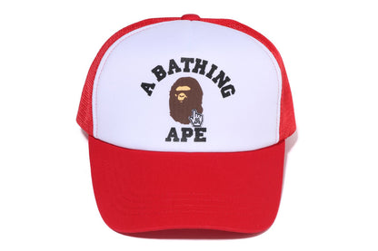 BAPE GO APE POINTER COLLEGE 網眼棒球帽