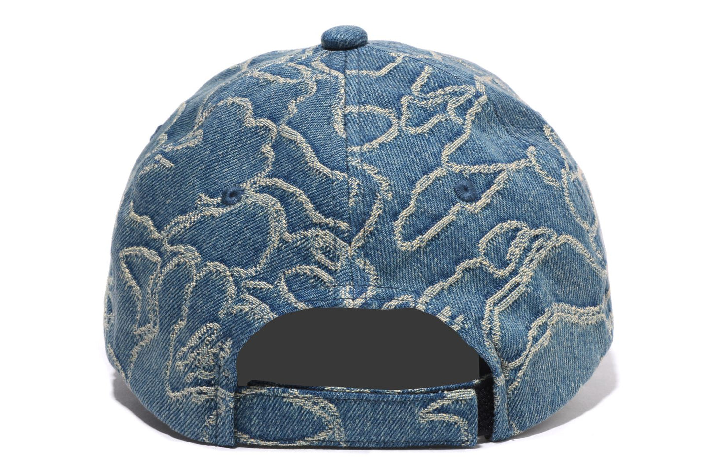 BAPE LINE CAMO JACQUARD MULTI LOGO DENIM CAP