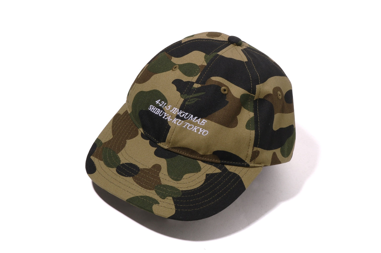 BAPE 1ST CAMO SLOGAN CAP