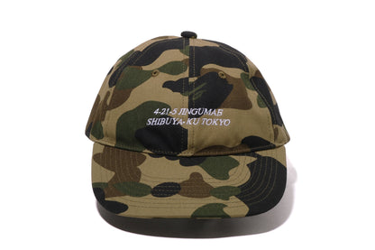 BAPE 1ST CAMO SLOGAN CAP