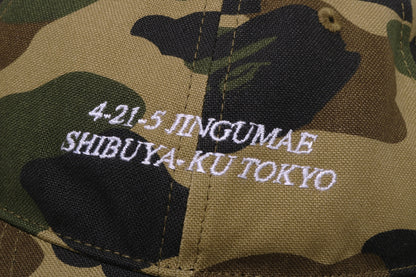 BAPE 1ST CAMO SLOGAN CAP