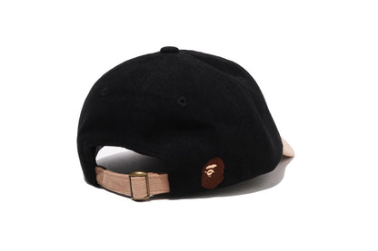 BAPE 絨面拼接帽