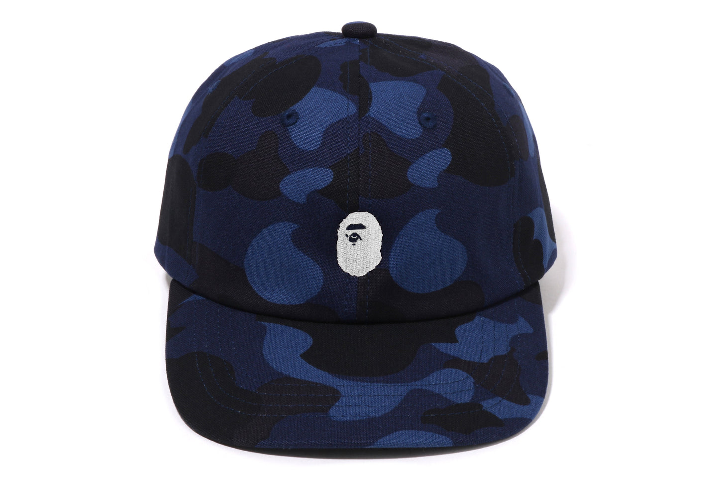BAPE 彩色迷彩猿頭單點面板帽