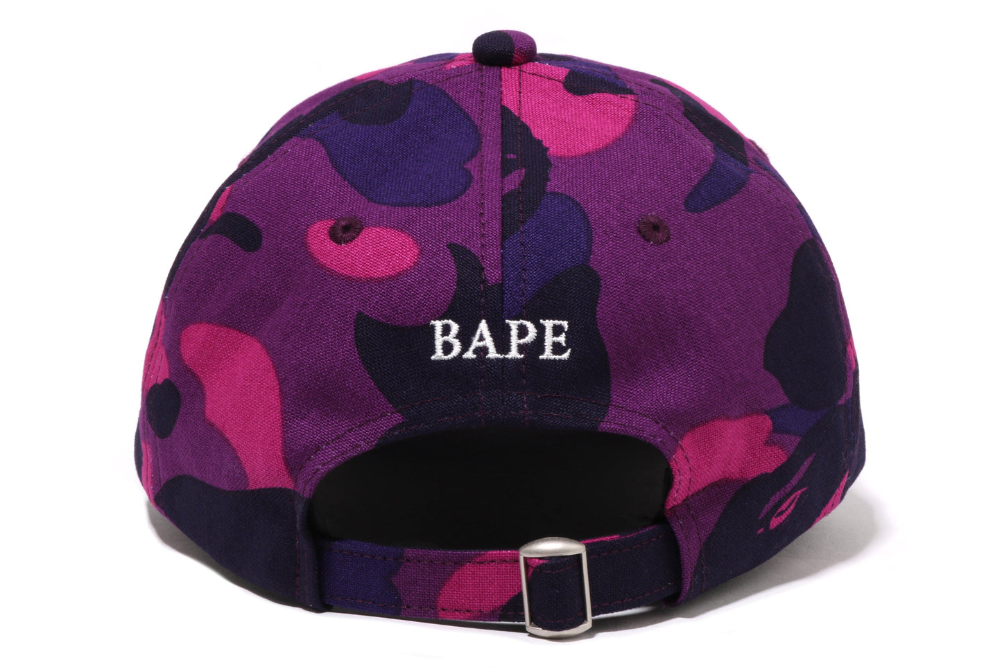BAPE 彩色迷彩猿頭單點面板帽