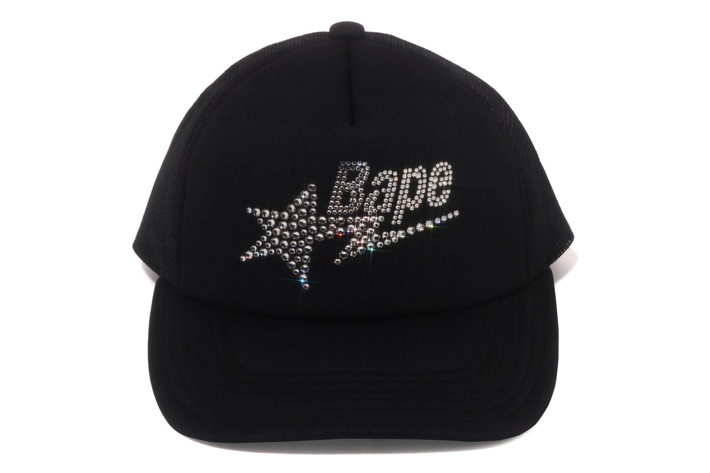 BAPE CRYSTAL STONE BAPE STA LOGO 網眼帽