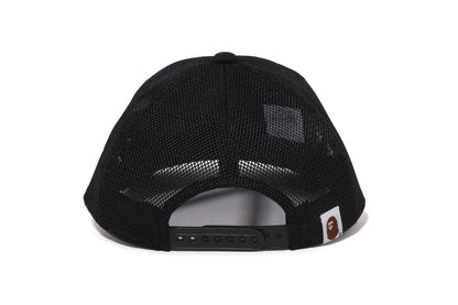 BAPE CRYSTAL STONE BAPE STA LOGO 網眼帽