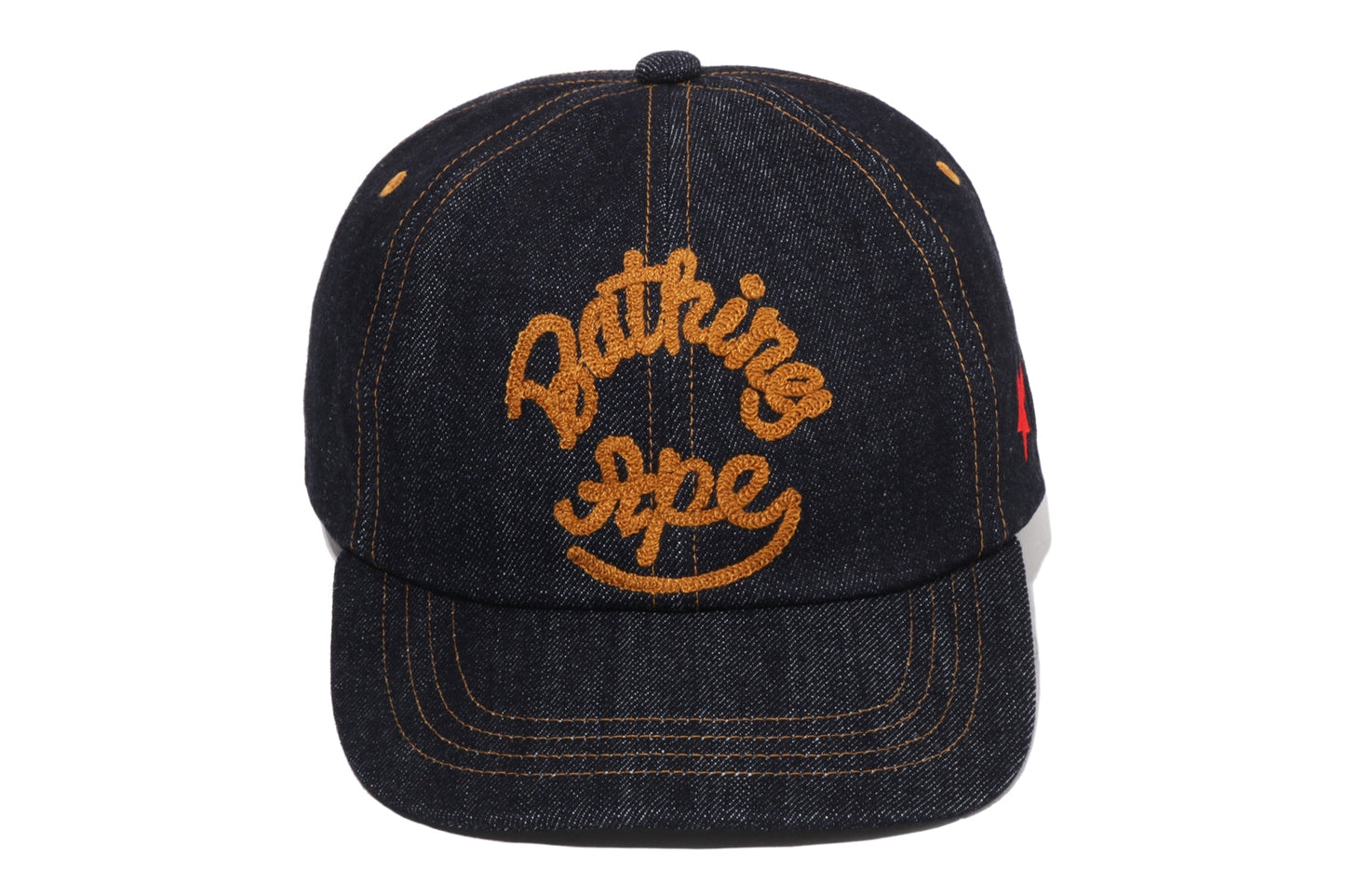 BAPE LOGO WASHED DENIM CAP